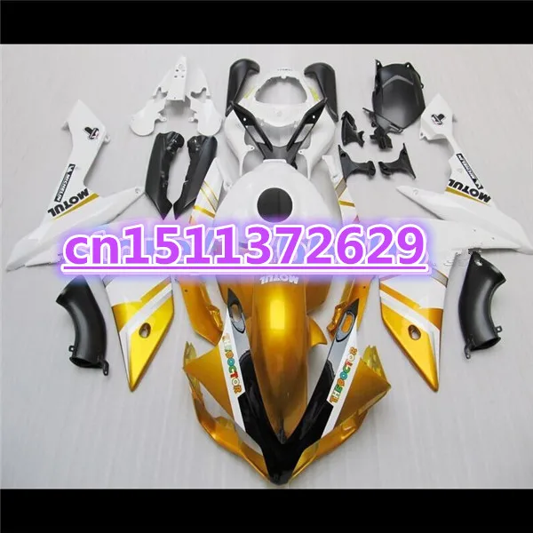 Bo 100%Fits Fairings for YZF R1 07 08 YZF-R1 07-08 gold white black YZF1000 R1 07 08 YZF R1 2007 2008 fairing kits
Bo 100%Fits Fairings for YZF R1 07 08 YZF-R1 07-08 gold white black YZF1000 R1 07 08 YZF R1 2007 2008 fairing kits