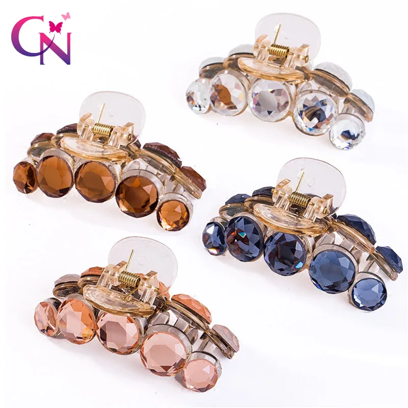 CN 1PC Fashion Crystal Hair Claws Hairpins Trendy Clip For Girls Full Rhinestone Crab Claws for Women Children Hair Accessories
CN 1PC Fashion Crystal Hair Claws Hairpins Trendy Clip For Girls Full Rhinestone Crab Claws for Women Children Hair Accessories