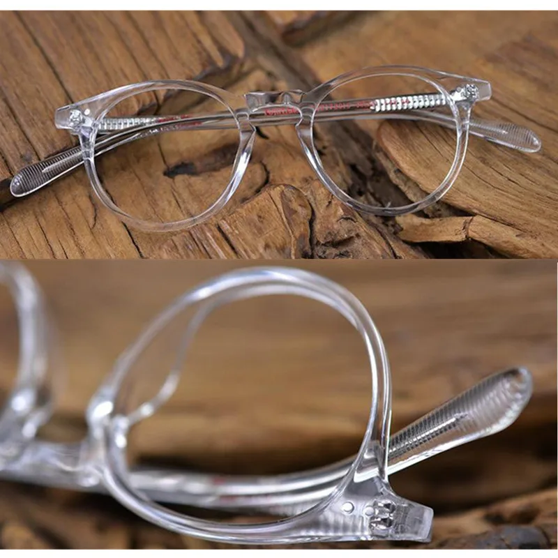 Vintage Oval Round Hand Made Transparent Eyeglass Frames Full Rim Glasses Men Women Spectacles Myopia Rx able Top Quality
Vintage Oval Round Hand Made Transparent Eyeglass Frames Full Rim Glasses Men Women Spectacles Myopia Rx able Top Quality