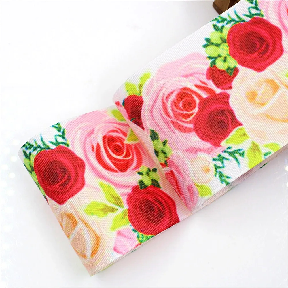 DHL free shipping Mothers Day Ribbon Flower Floral print 3" Ribbon Floral Accessories Polyester Grosgrain Ribbon Gift Ribbon
DHL free shipping Mothers Day Ribbon Flower Floral print 3" Ribbon Floral Accessories Polyester Grosgrain Ribbon Gift Ribbon