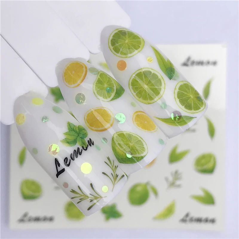 YWK 1 Sheet Summer Fruit Strawberry Cherry Cake Ice Cream Nail Art Water Transfer Sticker Decor Slider Decal Manicure
YWK 1 Sheet Summer Fruit Strawberry Cherry Cake Ice Cream Nail Art Water Transfer Sticker Decor Slider Decal Manicure
