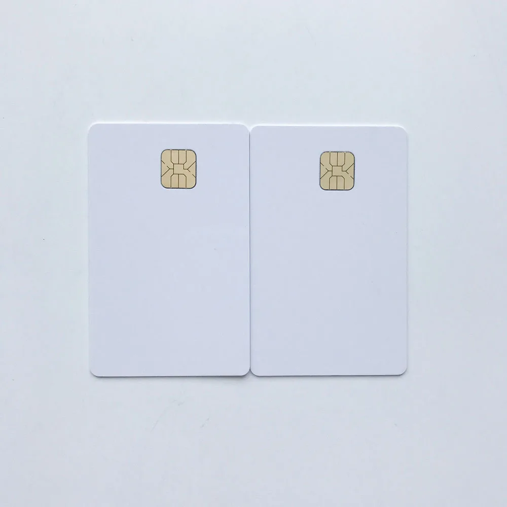 400 шт./лот для печати пустая контактная ПВХ Смарт IC карта с Sle/FM4428 чип Epson/Canon