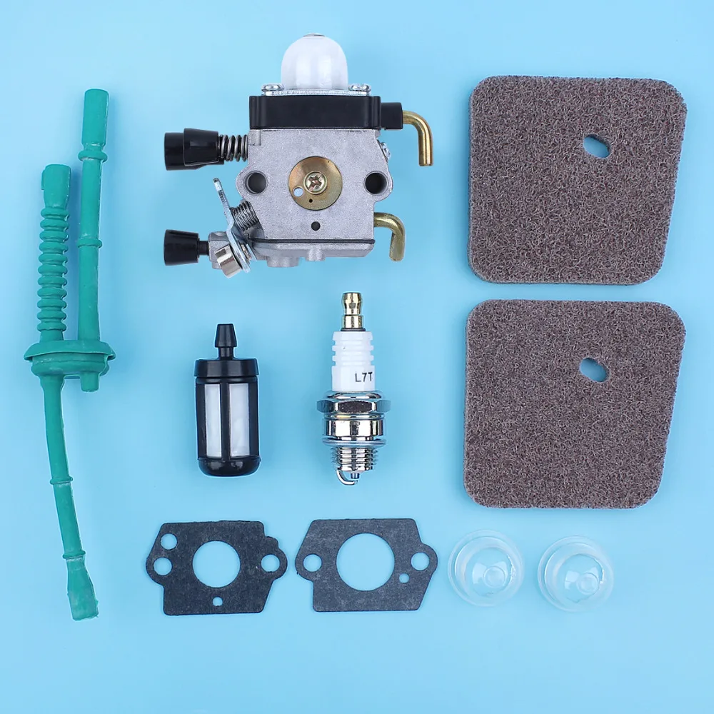 Carburetor Air Fuel Primer Bulb Gaskets Kit Fit Stihl FS38 FS45 FS46 FS55 KM55 FS85 FS55R FS55RC FS45C FS55T Trimmer Brushcutter
Carburetor Air Fuel Primer Bulb Gaskets Kit Fit Stihl FS38 FS45 FS46 FS55 KM55 FS85 FS55R FS55RC FS45C FS55T Trimmer Brushcutter