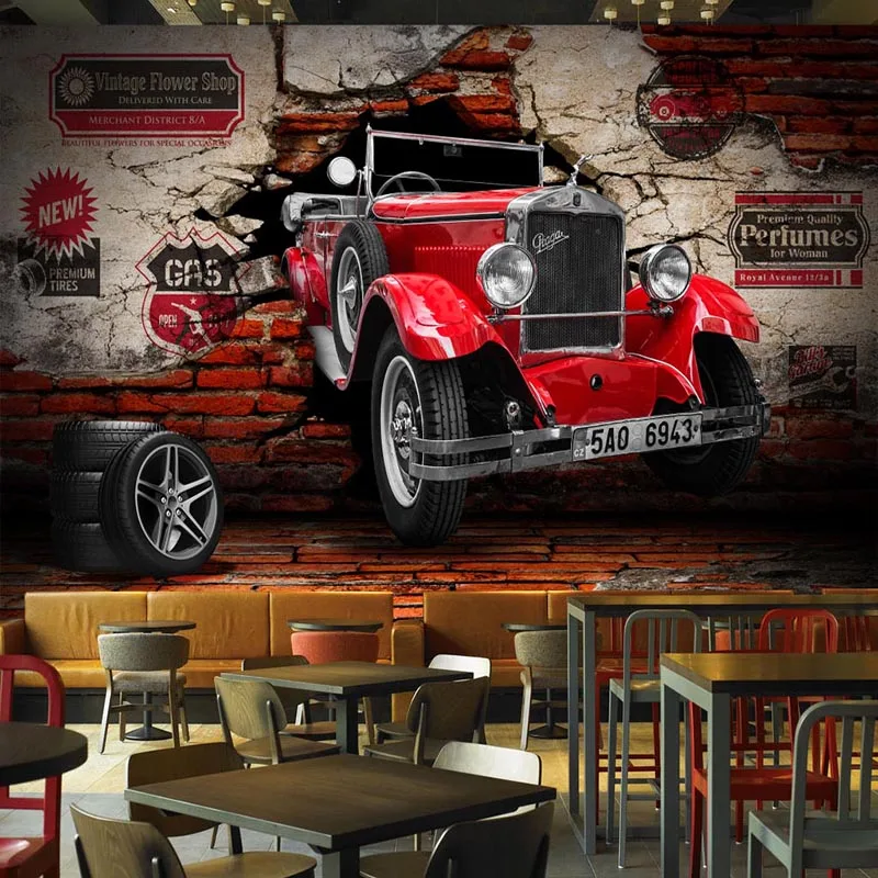 Self-Adhesive Wallpaper 3D Stereo Vintage Classic Car Broken Wall Mural Restaurant Hotel Backdrop Wall Decor Wall Sticker Fresco
Self-Adhesive Wallpaper 3D Stereo Vintage Classic Car Broken Wall Mural Restaurant Hotel Backdrop Wall Decor Wall Sticker Fresco