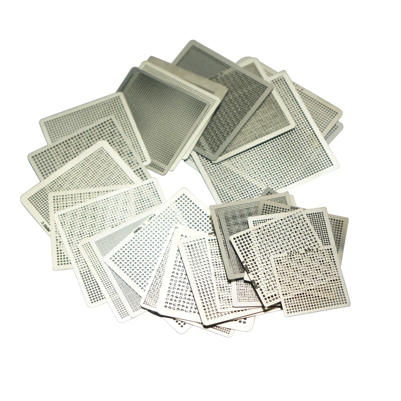 29pcs Universal Direct Heating BGA Stencils Templates with Reballing Jig For Chip Rework Repair Soldering Kit
29pcs Universal Direct Heating BGA Stencils Templates with Reballing Jig For Chip Rework Repair Soldering Kit