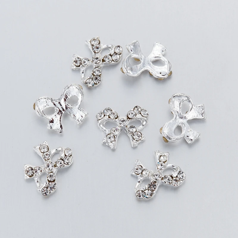 10 PCS/bag Nail Art Decorations 3D Rhinestone Bow Charm Flower Sparkling Rhinestone Nails Charms Diamonds For Manicure Decor
10 PCS/bag Nail Art Decorations 3D Rhinestone Bow Charm Flower Sparkling Rhinestone Nails Charms Diamonds For Manicure Decor