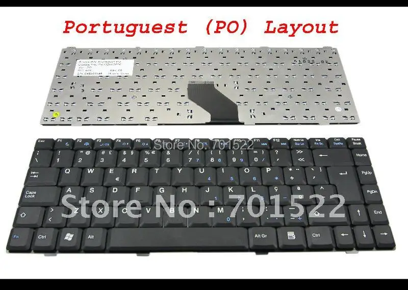 New Notebook Laptop keyboard for ASUS Z96 S96J Z84 Series Black Portuguese version - K020602J1 PO
New Notebook Laptop keyboard for ASUS Z96 S96J Z84 Series Black Portuguese version - K020602J1 PO
