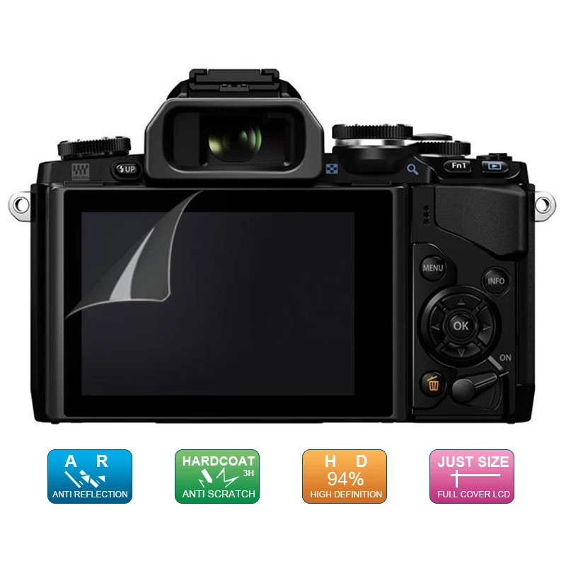 (6pcs, 3pack) LCD Guard Film Screen Protector for Olympus E-M1 / E-M1 II / E-M10 / E-M10 IV / E-M5 II / E-PL9 E-PL8 E-PL7 E-P5
(6pcs, 3pack) LCD Guard Film Screen Protector for Olympus E-M1 / E-M1 II / E-M10 / E-M10 IV / E-M5 II / E-PL9 E-PL8 E-PL7 E-P5
