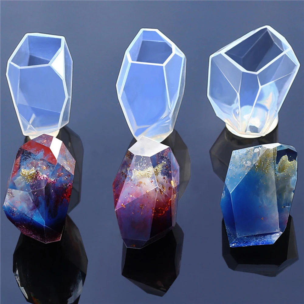 1 pc Soap Molds Crystal Irregular Geometric Jewelry Mold Silicone Resin Ornaments Craft Making Decoration
1 pc Soap Molds Crystal Irregular Geometric Jewelry Mold Silicone Resin Ornaments Craft Making Decoration