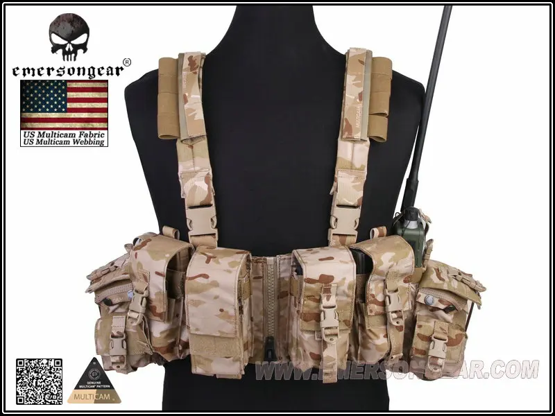 Emersongear LBT 1961A-R нагрудная установка для страйкбола боевая система Molle Мультикам