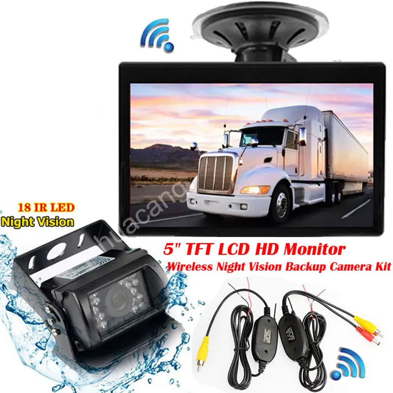12В-24В беспроводной 5 "TFT LCD монитор заднего вида парковки + 18 светодиодов ночного видения Водонепроницаемая камера заднего вида для грузовика...
12В-24В беспроводной 5 "TFT LCD монитор заднего вида парковки + 18 светодиодов ночного видения Водонепроницаемая камера заднего вида для грузовика...