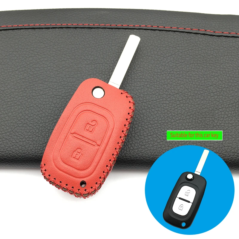 2 Buttons Car Key 100% Leather Case for Renault Modus Clio Megane Kangoo for Lada Keychain Cover Key Shell
2 Buttons Car Key 100% Leather Case for Renault Modus Clio Megane Kangoo for Lada Keychain Cover Key Shell
