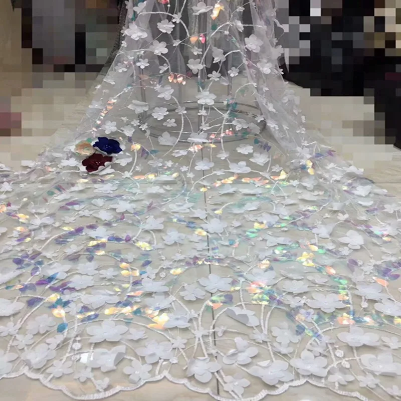 Sequins Net Tulle Lace Fabric 2019 Latest High Quality 3D Appliques Wedding Laces Nigeria Embroidery Mesh Tulle Laces dp65-2290
Sequins Net Tulle Lace Fabric 2019 Latest High Quality 3D Appliques Wedding Laces Nigeria Embroidery Mesh Tulle Laces dp65-2290