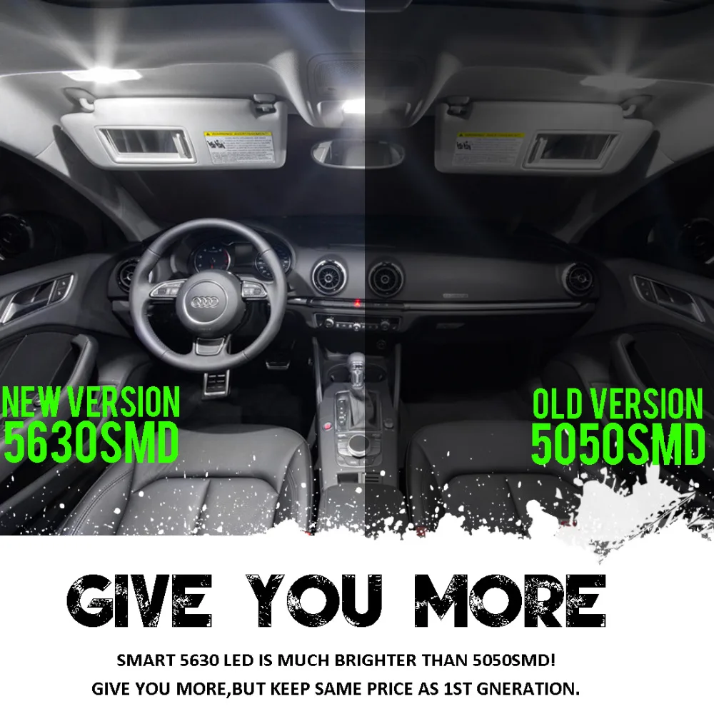 16PCS White Premium LED Interior Dome Light Map Light Kit + License Plate Light for Chevrolet SS 2014-20XX
16PCS White Premium LED Interior Dome Light Map Light Kit + License Plate Light for Chevrolet SS 2014-20XX