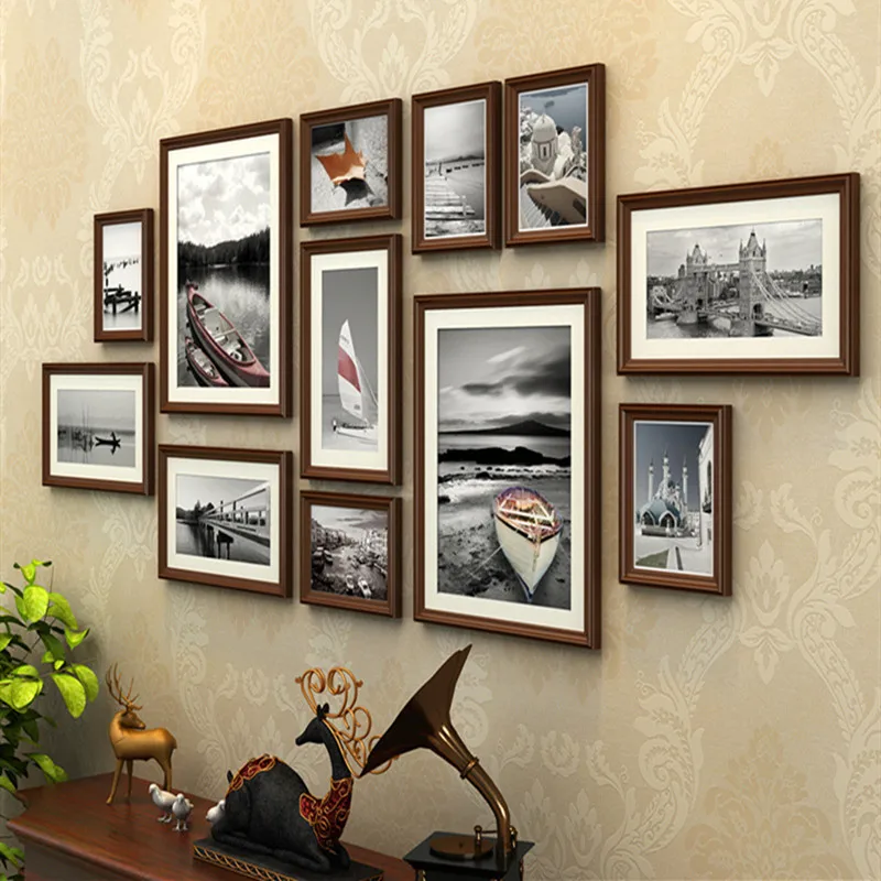 12pcs/set Photo Frame Combination Pastral Style Wall Hanging Photo Frame Wood Sofa Background Home Decor Picture Frames Quality
12pcs/set Photo Frame Combination Pastral Style Wall Hanging Photo Frame Wood Sofa Background Home Decor Picture Frames Quality