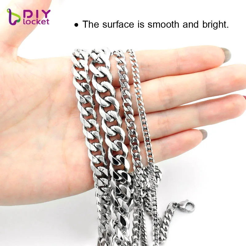 diylocket Wholesale Stainless Steel Chains Neklace Fit floating locket Necklace Pendant LSCH11 | Украшения и аксессуары
