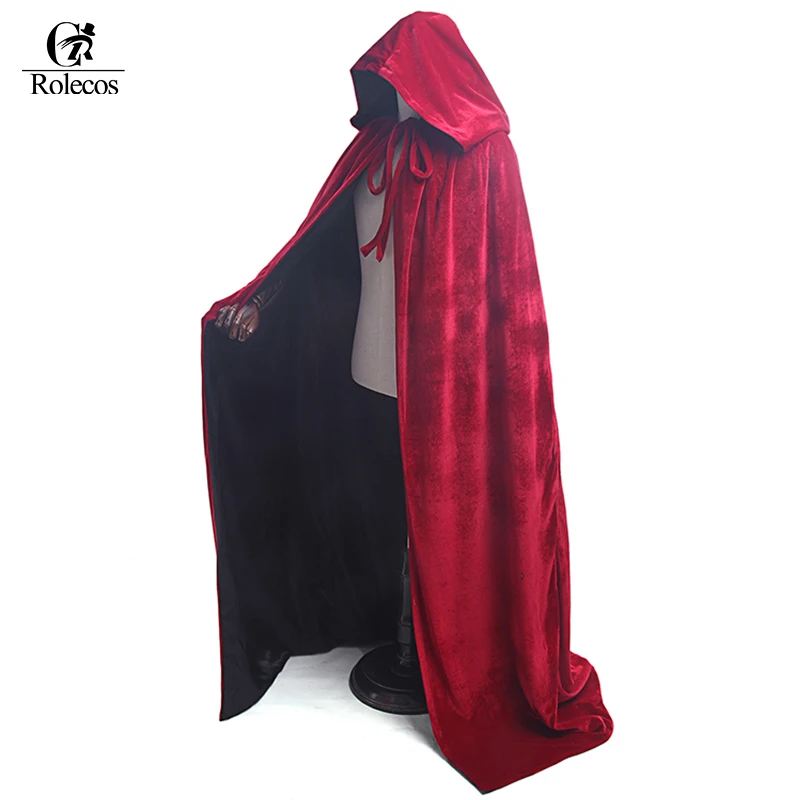 ROLECOS Women Halloween Cloak Men Red Hood Long Cloak Black Wizard Witch Costume Medieval Robe Shawl 160CM Party Cotume
ROLECOS Women Halloween Cloak Men Red Hood Long Cloak Black Wizard Witch Costume Medieval Robe Shawl 160CM Party Cotume