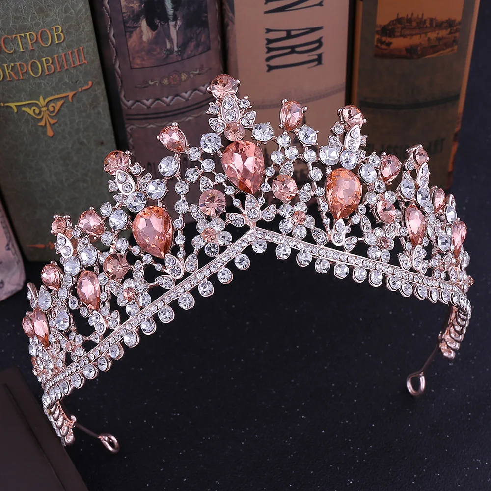 Baroque Luxury Crystal Bridal Crown Tiaras Vintage Big Rhinestone Diadem Tiara for Women Bride Headband Wedding Hair Accessories
Baroque Luxury Crystal Bridal Crown Tiaras Vintage Big Rhinestone Diadem Tiara for Women Bride Headband Wedding Hair Accessories