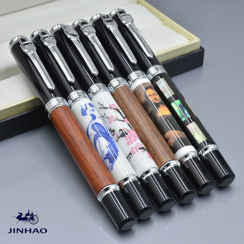 JINHAO 8802 5 styles Roller ball pen With Silver Clip Office stationery luxury brand Writing ball Pens for Christmas gift
JINHAO 8802 5 styles Roller ball pen With Silver Clip Office stationery luxury brand Writing ball Pens for Christmas gift