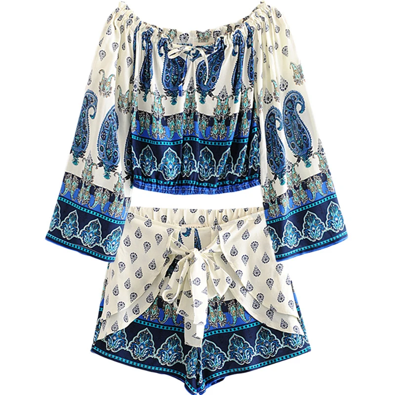 Set female 2019 summer casual fashion new wild one-neck short shirt slim shorts temperament elegant women's two-piece suit
Set female 2019 summer casual fashion new wild one-neck short shirt slim shorts temperament elegant women's two-piece suit