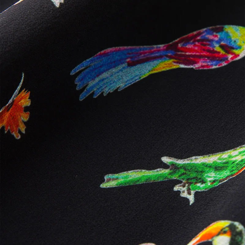 Women Long Dress 100%SILK Georgette Printed Dresses for Women Short Sleeved O neck 2019 Summer Black Holiday Dresses
Women Long Dress 100%SILK Georgette Printed Dresses for Women Short Sleeved O neck 2019 Summer Black Holiday Dresses
