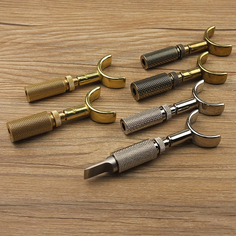 DIY Leather Craft Tool Shank Height Adjustable Swivel Knife With Steel Knife Blade
DIY Leather Craft Tool Shank Height Adjustable Swivel Knife With Steel Knife Blade