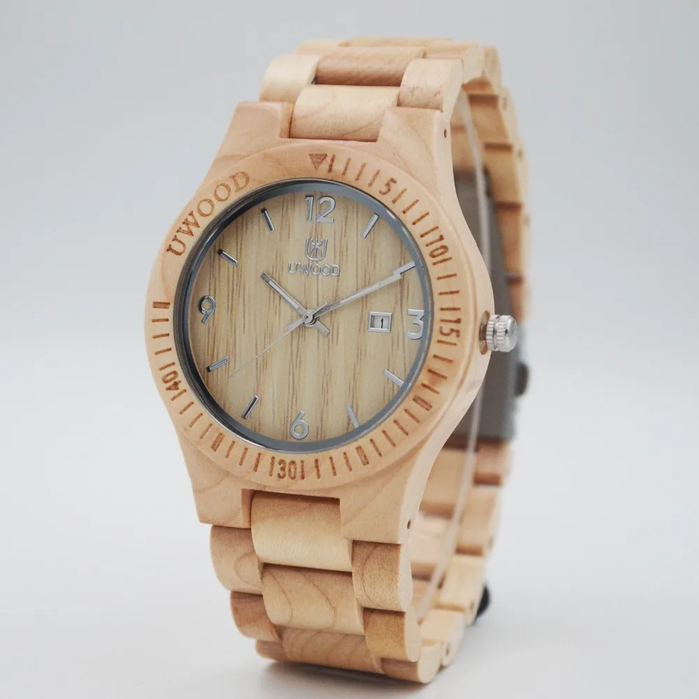 2018 Top Luxury Brand UWOOD Men's Wooden Watch Men Relogio Quartz Movement Sandal Wood Watches Casual WoMen Wristwatch Of Unisex
2018 Top Luxury Brand UWOOD Men's Wooden Watch Men Relogio Quartz Movement Sandal Wood Watches Casual WoMen Wristwatch Of Unisex