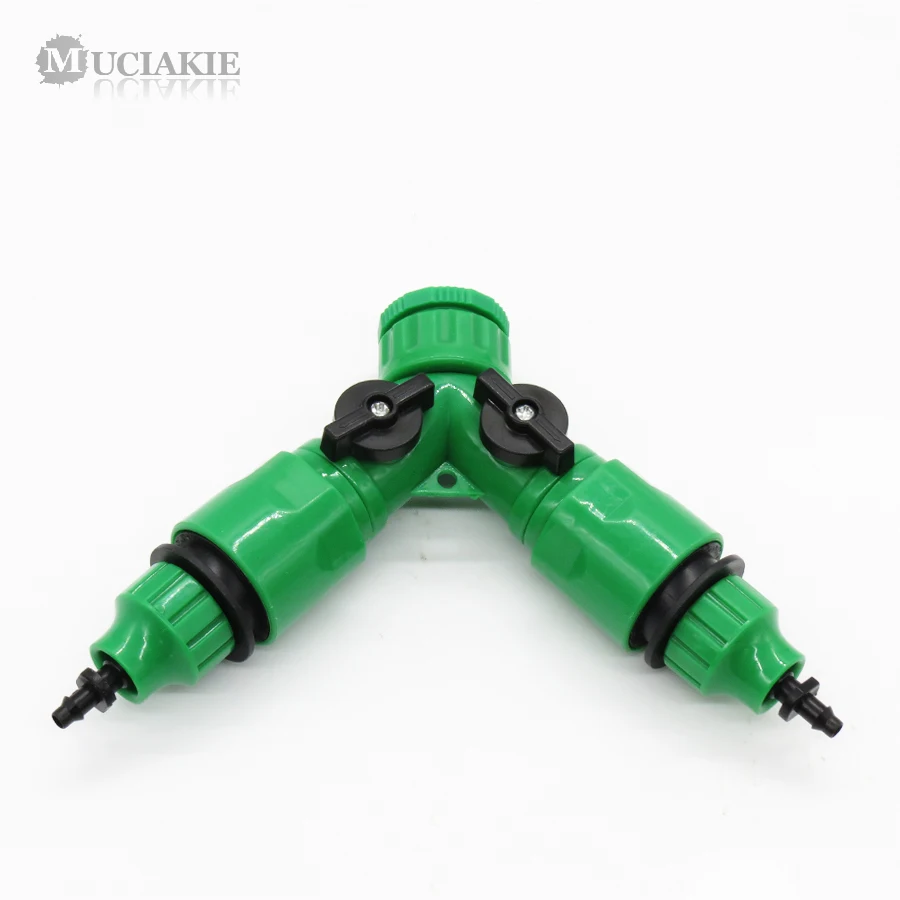 MUCIAKIE 1 Set 2 Ways Garden Automatic Micro Dripper Misting Irrigation System 1/4'' Hose Watering Kits Pin Sprinkler Mist Spray
MUCIAKIE 1 Set 2 Ways Garden Automatic Micro Dripper Misting Irrigation System 1/4'' Hose Watering Kits Pin Sprinkler Mist Spray