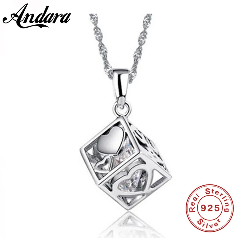 100% Silver 925 Jewelry Necklaces Zircon Love Cubes Pendants Women Necklaces Chain Length 45cm
100% Silver 925 Jewelry Necklaces Zircon Love Cubes Pendants Women Necklaces Chain Length 45cm
