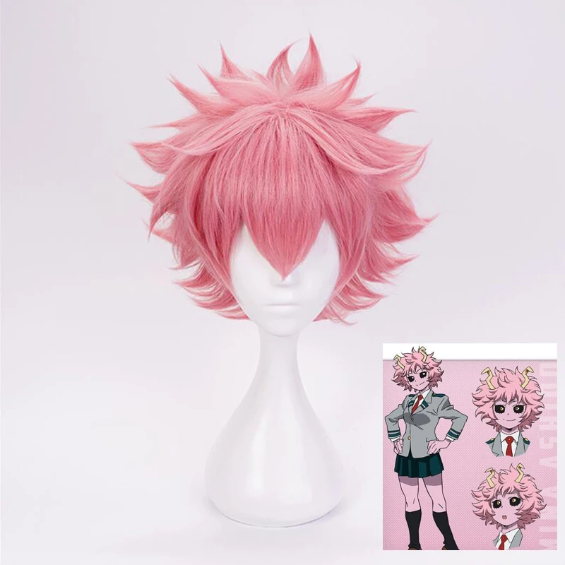 Boku no Hero Academia Mina Ashido Wig Cosplay Costume Wigs My Hero Academia Men Women Short Synthetic Hair Party Role Play Wigs
Boku no Hero Academia Mina Ashido Wig Cosplay Costume Wigs My Hero Academia Men Women Short Synthetic Hair Party Role Play Wigs