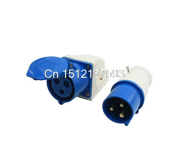 IEC309-2 32Amp 3 Pin вилкой/корейский производитель кабелей + муфта однофазный промышленный Водонепроницаемый разъем
IEC309-2 32Amp 3 Pin вилкой/корейский производитель кабелей + муфта однофазный промышленный Водонепроницаемый разъем