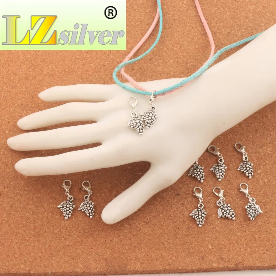 Grape Fruit Lobster Claw Clasp Charm Beads 32.2x12.8mm 100PCS zinc alloy Jewelry DIY C363
Grape Fruit Lobster Claw Clasp Charm Beads 32.2x12.8mm 100PCS zinc alloy Jewelry DIY C363