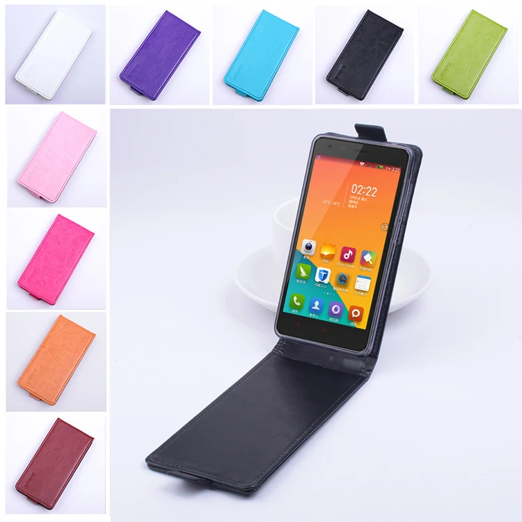 Для xiaomi hongmi 2 роскошь флип вверх вниз крышка защитный чехол кожа case для hongmi2 red rice
