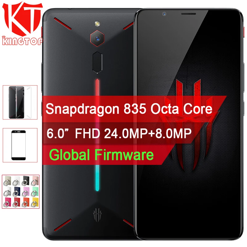 Оригинальный Смартфон ZTE Nubia Red Magic Game 6 дюймов Восьмиядерный 6/8 ГБ 64/128 полный экран