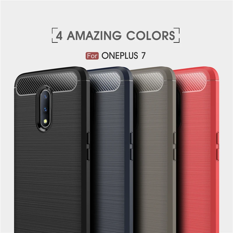 Wolfsay Carbon Fiber Cover For OnePlus 7 Case Rubber Bumper Silicone Case For OnePlus 7 Cover OnePlus 7 One Plus 7 Shell Coque
Wolfsay Carbon Fiber Cover For OnePlus 7 Case Rubber Bumper Silicone Case For OnePlus 7 Cover OnePlus 7 One Plus 7 Shell Coque