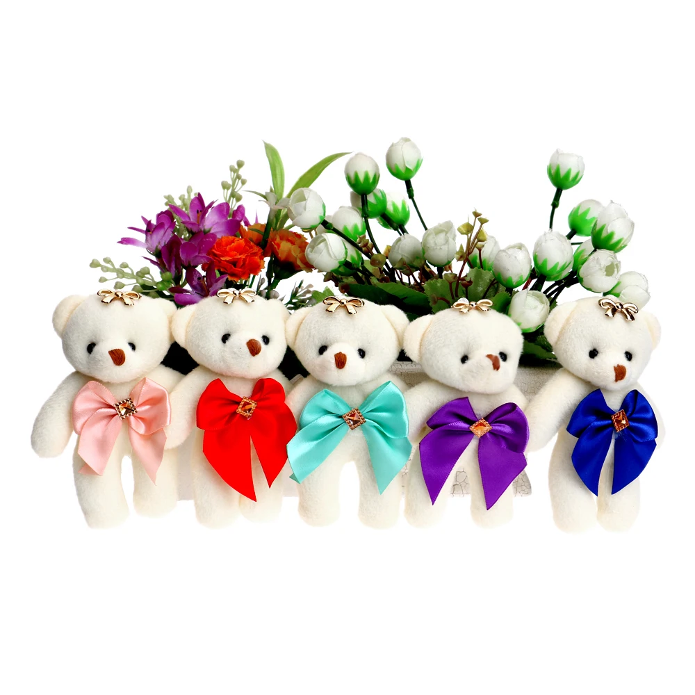 10pcs For Christmas Gift Candy Bow Bear Plush Toys Satin Cartoon Bouquet Plush Bear Doll Wedding Children Toy Phone Key Pendant
10pcs For Christmas Gift Candy Bow Bear Plush Toys Satin Cartoon Bouquet Plush Bear Doll Wedding Children Toy Phone Key Pendant