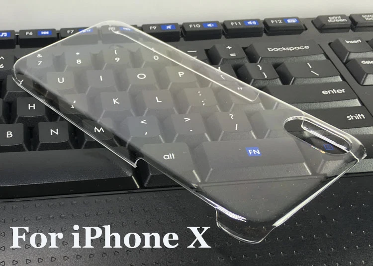 500 шт. ультра тонкий пластиковый жесткий ПК прозрачный чехол для iPhone 12 11 Pro Max XR X XS 8