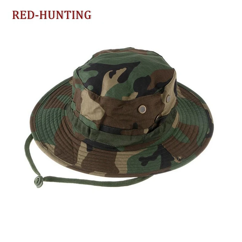 Unisex Camouflage Tactical Military Hat Boonie Bucket Cap Men Women Jungle Bush Hat For Fishing Hiking Hunting Expedition Cap
Unisex Camouflage Tactical Military Hat Boonie Bucket Cap Men Women Jungle Bush Hat For Fishing Hiking Hunting Expedition Cap