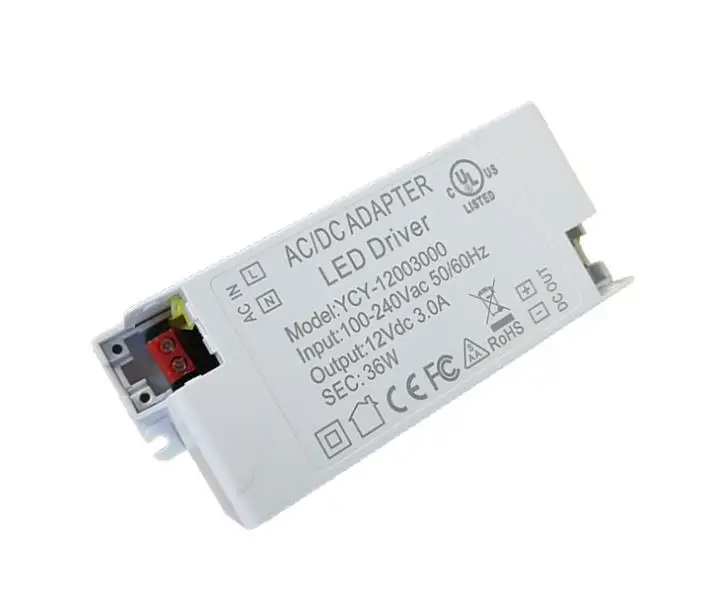 10PIECES/power 36w 12vdc Lighting Transformers high quality safe Driver for LED strip 3528 5050 power supply 2 year warranty | Лампы и