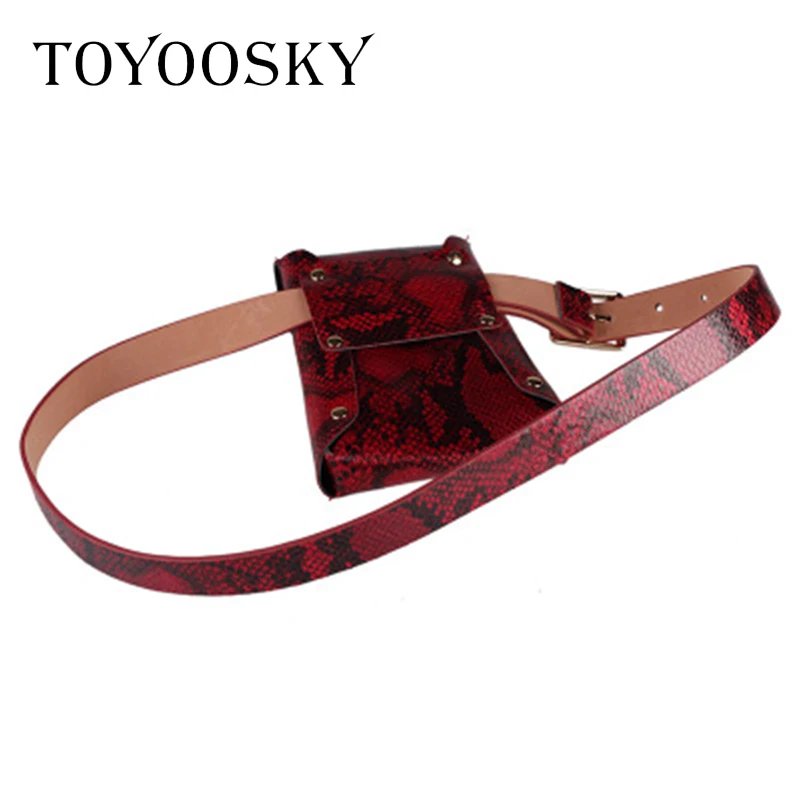 TOYOOSKY Women Waist Bag Belt Snakeskin Grain Leather Phone Pouch Pin Buckle Solid Belts for Dress High Quality Belts for Female
TOYOOSKY Women Waist Bag Belt Snakeskin Grain Leather Phone Pouch Pin Buckle Solid Belts for Dress High Quality Belts for Female