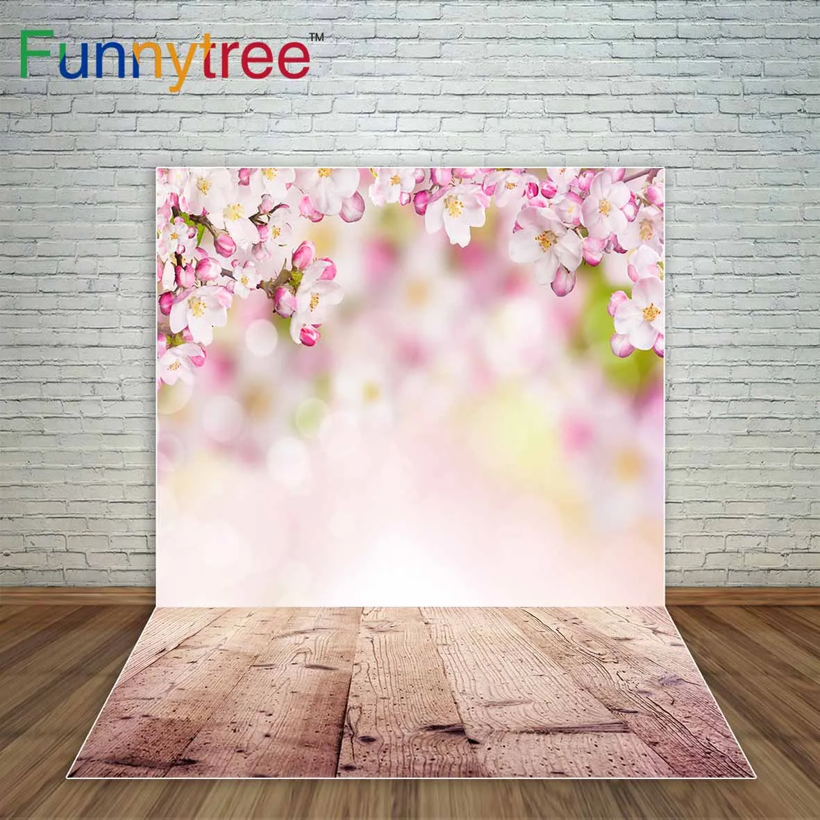 Funnytree Spring bokeh pink flowers tree background wooden planks photographic background photocall fund decorations for home
Funnytree Spring bokeh pink flowers tree background wooden planks photographic background photocall fund decorations for home