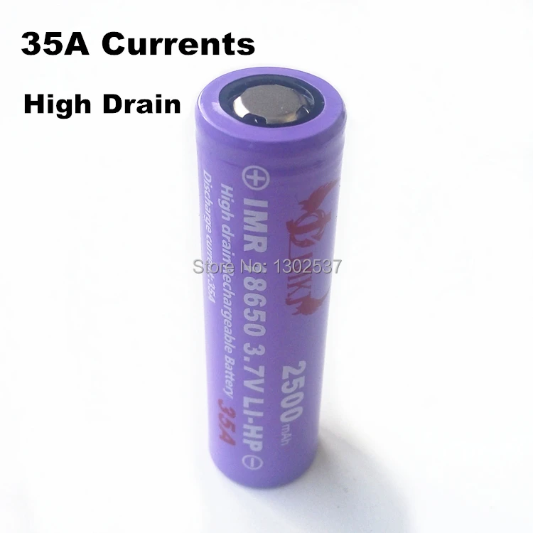 18650 35A разряд 3 7 V 2500mAh J.C.M IMR перезаряжаемая динамическая литий ионная батарея|lithium