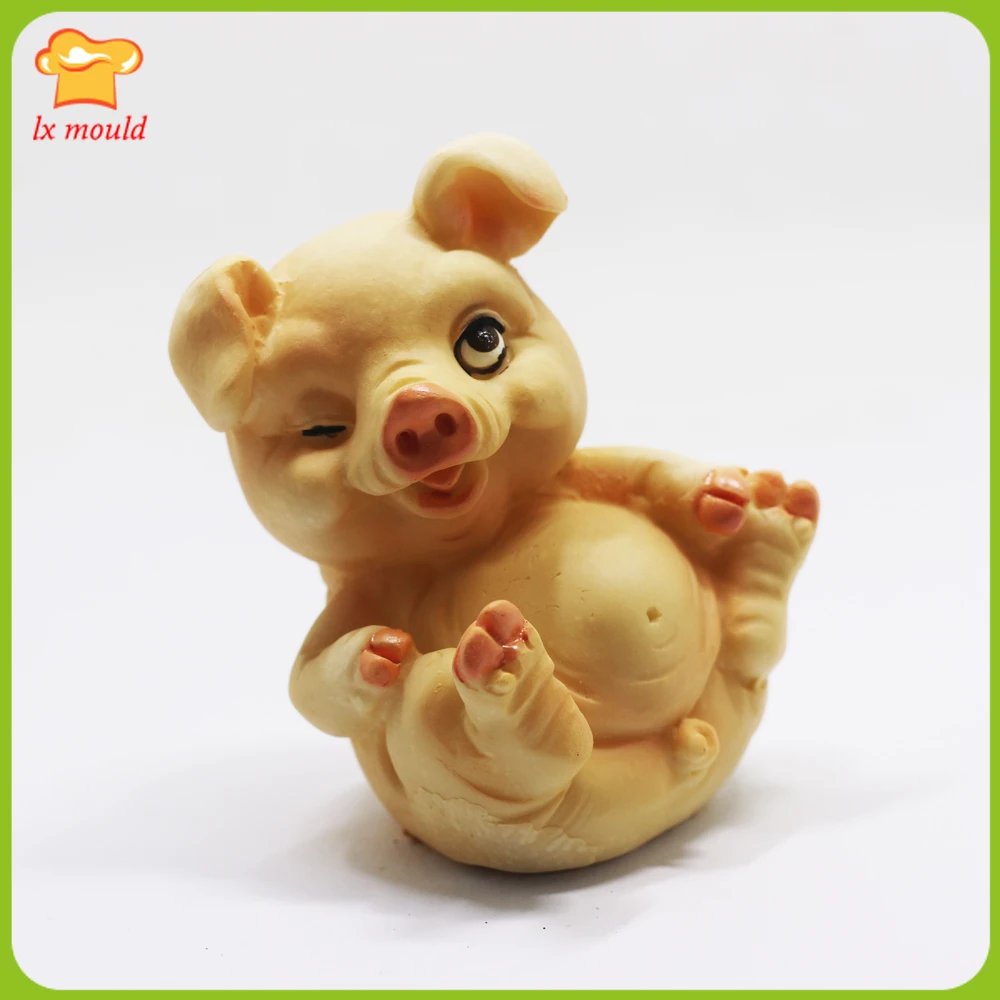 LXYY NEW 3D Chocolate Pig Moulds Mousse Cake Piggy Molds Handmade Soap Piglet Mold Food Silicone Mould
LXYY NEW 3D Chocolate Pig Moulds Mousse Cake Piggy Molds Handmade Soap Piglet Mold Food Silicone Mould
