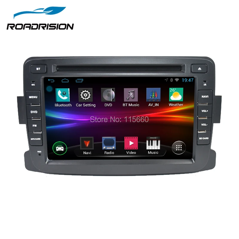 RoadRision 7 дюймов Автомобильный dvd плеер Android 6 0 для Dacia Duster Logan Sandero Dokker Lodgy головное