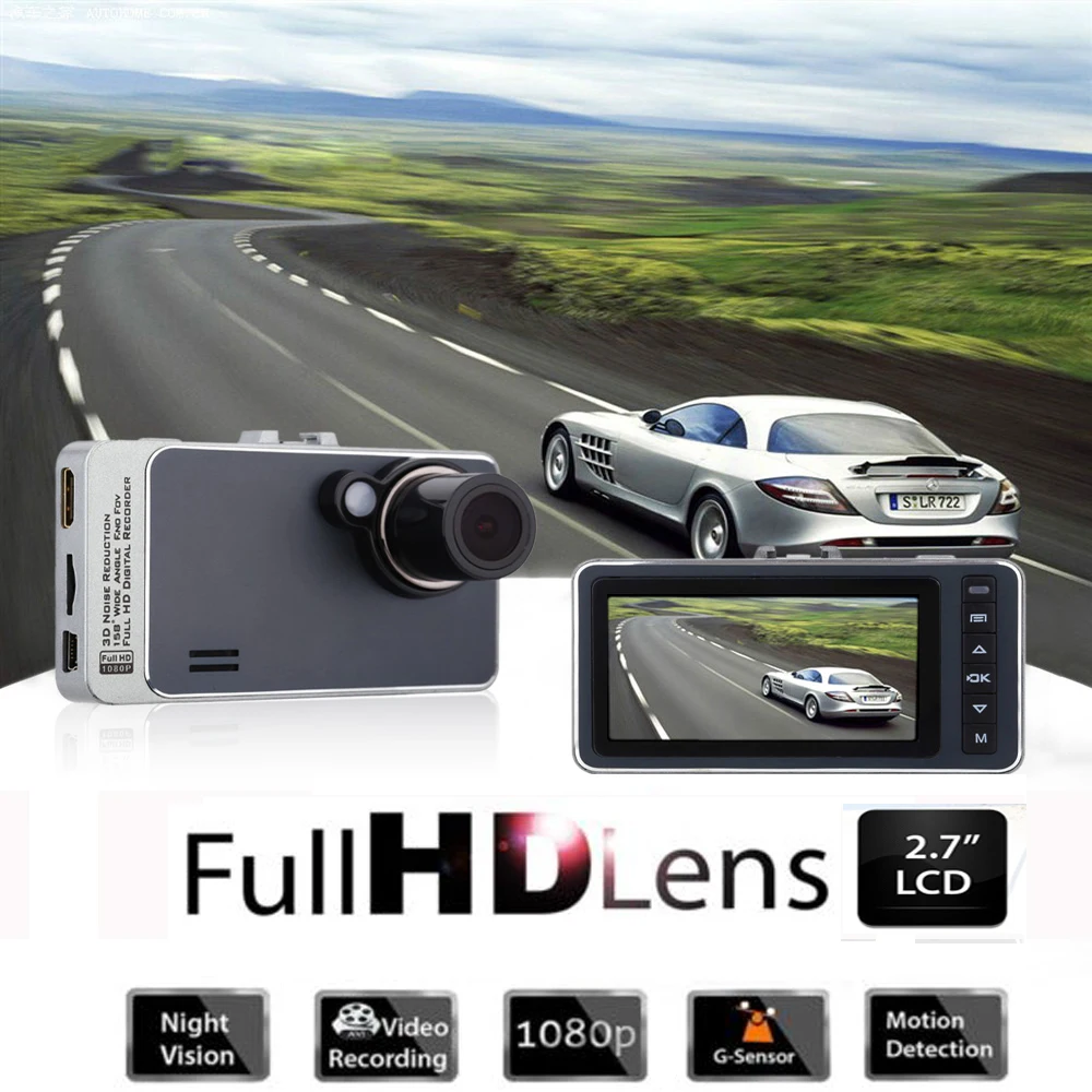 Mini Portable 2.7inch HD 1080P Car DVR Camera G-sensor Super Night Vision Camcorder Driving Recorder 140 Wide Angle
Mini Portable 2.7inch HD 1080P Car DVR Camera G-sensor Super Night Vision Camcorder Driving Recorder 140 Wide Angle