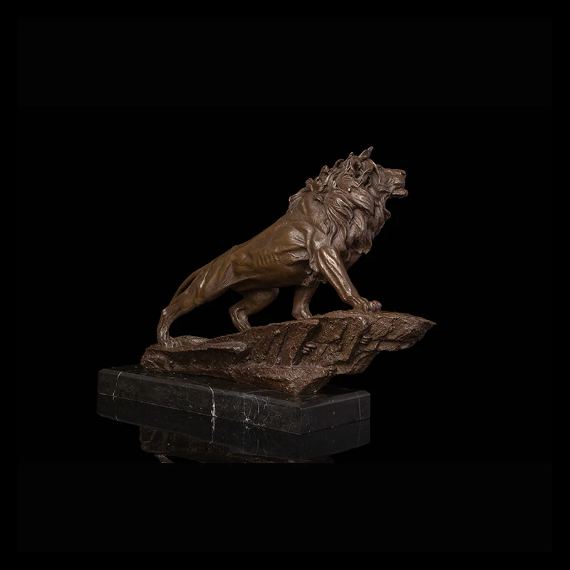 ArtsHom DW-204 Antique Bronze Casting Animal Statue Sculpture Wild Animal Roaring Lion Figurines For Indoor Decoration
ArtsHom DW-204 Antique Bronze Casting Animal Statue Sculpture Wild Animal Roaring Lion Figurines For Indoor Decoration