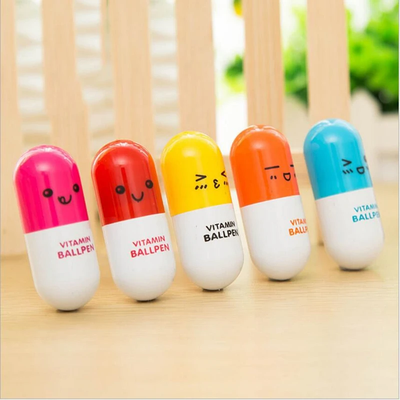 6Pcs / Lots Of Cute Smile Face Capsules Dots Pen Cartoon Expression Student Stationery Telescopic Vitamin For School Use
6Pcs / Lots Of Cute Smile Face Capsules Dots Pen Cartoon Expression Student Stationery Telescopic Vitamin For School Use