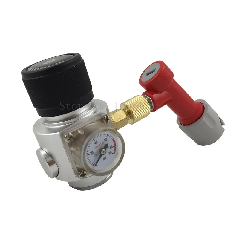 Homebrew Beer Kegging Mini CO2 Gas Regulator with Corny Keg Gas Pin Lock Disconnect
Homebrew Beer Kegging Mini CO2 Gas Regulator with Corny Keg Gas Pin Lock Disconnect