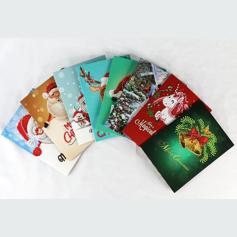 Christmas Greetings Card Gift 5D Diy Partial Round Stone Bead Diamond Painting Mosaic kit 3D Diamant Embroidery Cross Stitch BK
Christmas Greetings Card Gift 5D Diy Partial Round Stone Bead Diamond Painting Mosaic kit 3D Diamant Embroidery Cross Stitch BK