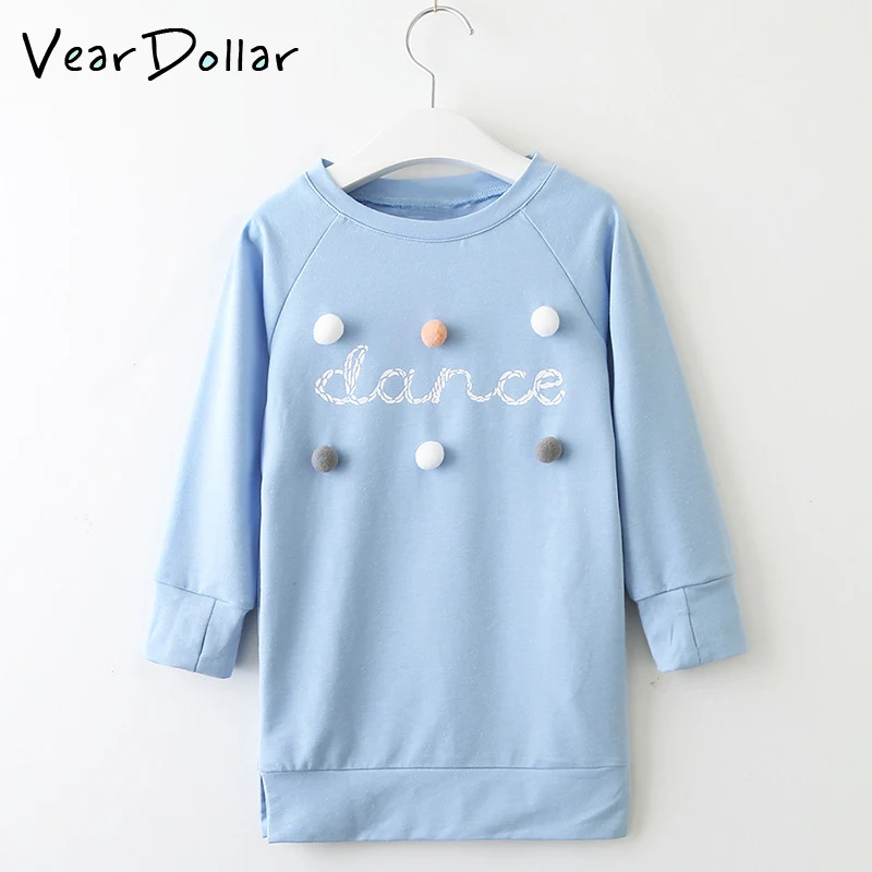 VearDoller Girls Dress 2018 Autumn Preppy Style Long Sleeve Letter Color Ball Kids Dresses for 2-8 Years Gilrs Sweatshirt Dress
VearDoller Girls Dress 2018 Autumn Preppy Style Long Sleeve Letter Color Ball Kids Dresses for 2-8 Years Gilrs Sweatshirt Dress